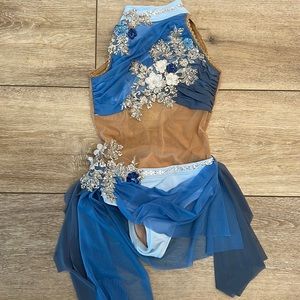 Size Medium custom lyrical dance costume